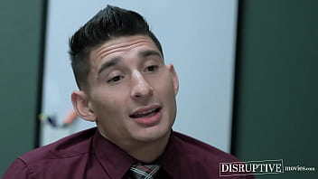 Preview 1 of Jav Xoxoxo Arab Matrubas - Muscular old man JJ Knight hardcore fucks twink Jim Fitt in office bathroom