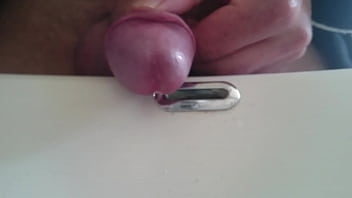Preview 3 of Bred Skinny - Closeup Pissing in the sink 2