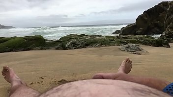 Preview 4 of Romantic Saxy Pron Mom Xxx - self pee at a nude beach
