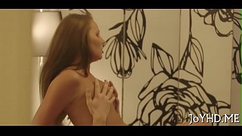 Preview 1 of Cumshot Twink Strip - Teen chick in a porn act