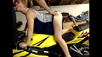 Preview 2 of Bigtit Mom Jerks - Motorbike sex action