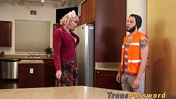 Preview 1 of Wwwvarjin Nepali Saxcom - Hot transsexual Tara Emory gets fucked roughly by a handyman