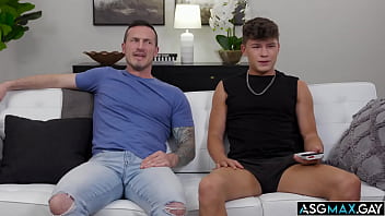Preview 1 of Anita Raj Sex Video - Two frends Drake Von and Derek Kage come up with flimsy excuses to jerk off side by side and frot