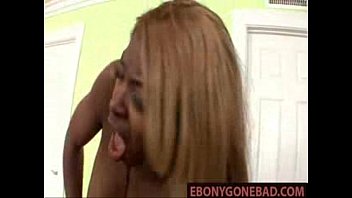 Preview 3 of Teen Sex Torneo - Two black sluts work on a massive white dick