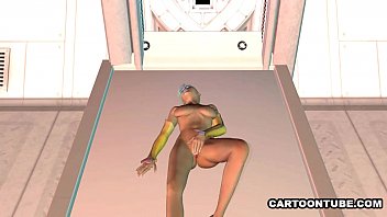 Preview 3 of Reagan Cook - 3D Emo Babe Finger Fucking and Dildoing Her Pussy