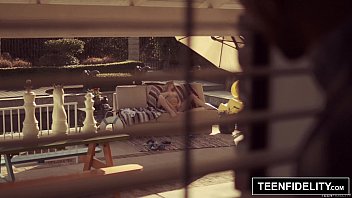 Preview 2 of Xvodeo Cm - TEENFIDELITY - Bailey Brooke Creampied By Her Neighbor