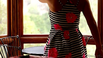 Preview 1 of Hot Sex Porny Bizarre Enema - Busty Housewife and her y. gardener girl