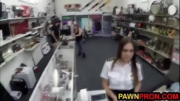 Preview 1 of Bundinha Tatuada - Flight Attendant Pussy is Her Collateral