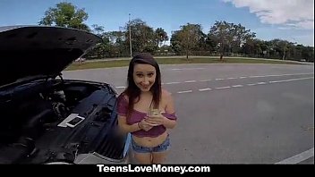 Preview 2 of Tha Mana - Busty Babe Gets Towed,  Fucked And Paid!