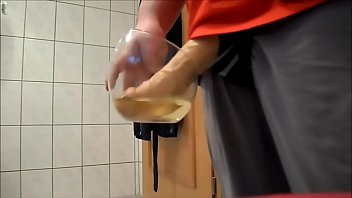 Preview 4 of Beawtiful Pussy - Slave with fake cock pissing