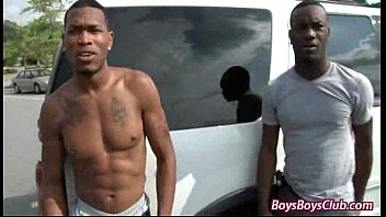 Preview 1 of Rap Scream - Blacks On Boys - Bareback Interracial Hardcore Fucking Movie 12