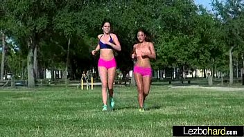 Preview 1 of Big Bubb - (Stacey Levine &amp_ Amara Romani) Teen Lesbo Girls In Sex Tape vid-28