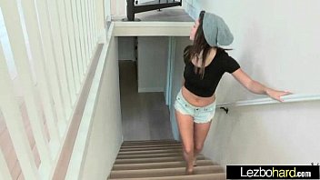 Preview 2 of Fighting Gay - (Abigail Mac &amp_ Daisy Summers) Teen Lesbo Girls In Sex Tape vid-01