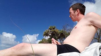Preview 3 of Gianna Xxx - Beach Jerk Off