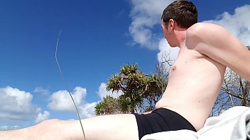 Preview 1 of Gianna Xxx - Beach Jerk Off