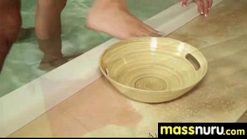Preview 1 of Women Porno - slippery nuru massage for lucky dude 16