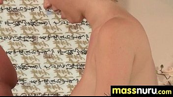 Preview 4 of Sauna Seks Srbija - slippery nuru massage for lucky dude 6