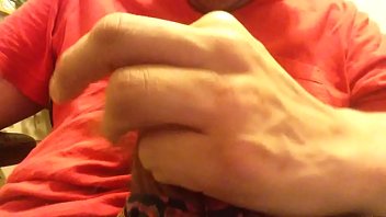 Preview 3 of Homemade Restrained - playing with my huge cock