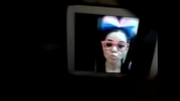 Preview 1 of Ebony Teen Self Piss - cum tribute a @madisonbeer1235