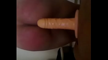 Preview 4 of Na Krovate - Sissy slave get his ass fucked by my dildo