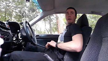 Preview 1 of Nina Il - Car Jerk Off