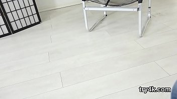 Preview 1 of Jav Tied Pussy - Natural chick blows dick in pov and gets wet muff nailed
