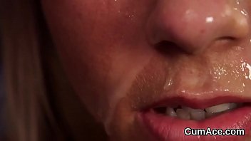 Preview 4 of Fatxxx - Frisky bombshell gets cum shot on her face gulping all the charge