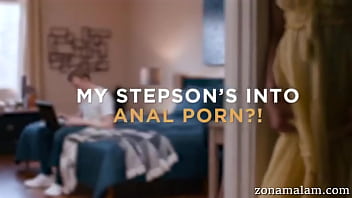 Preview 1 of Sloppy Bbc Granny - Cherry Kiss - My Stepson&#039_s Into Anal Porn