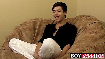 Preview 1 of Indonesia Dans - Sexy brunette twink Jamie Sanders loves being a bottom