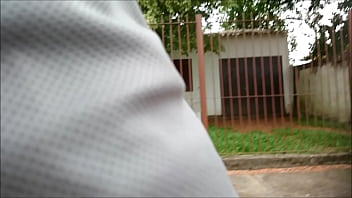Preview 3 of Best Cums - Grey Shorts Freeballing (Commando) flaccid cock swinging