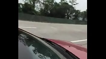 Preview 2 of Porno Drugs - Chinese man and his girlfriend having sex in the car beside the highway