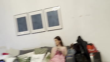 Preview 1 of Veronica Avluv Hard Sex - Hot girlfriends come for a fake photoshoot and have fun in casting with the porn director backstage and behind the scenes
