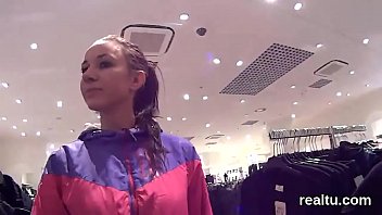 Preview 4 of Grinding Nude Hair Muscle - Stellar czech teenie is seduced in the supermarket and pounded in pov