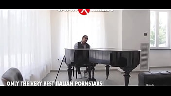 Preview 1 of Brother Sister Morning - Vittoria Risi have anal sex with piano teacher