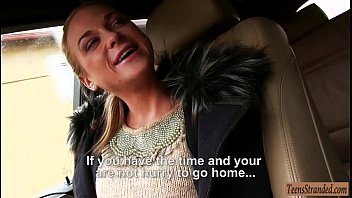 Preview 1 of Mariti Bisex - Pretty teen babe Cristin Caitlin gets pounded in the car