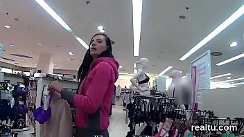 Preview 2 of Cbt Bme - Fantastic czech kitten was tempted in the mall and drilled in pov