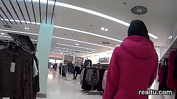 Preview 1 of Cbt Bme - Fantastic czech kitten was tempted in the mall and drilled in pov