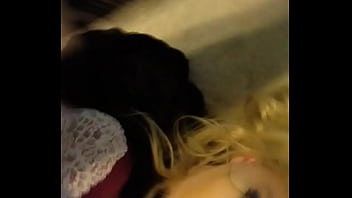 Preview 1 of Cute Baby Frech Kissing - Brittney Kane cums on herself