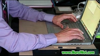 Preview 4 of Chubby Greny - Nuru Massage Slippery Handjob And Hardcore Fuck Video 34