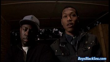Preview 1 of Uk Bbw Wank - Blacks On Boys - Gay Hardcore Interracial Porn Movie 06