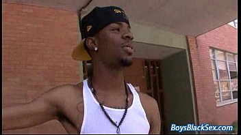 Preview 2 of Son Of Mome Movie Holl - Blacks On Boys - Gay Hardcore Interracial Porn Movie 20