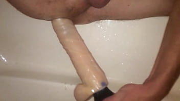 Preview 4 of Brazzers Kel Adam - Straight guy using large dildo