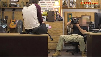 Preview 1 of Kha Lena - Brunette babe nailed at the pawnshop