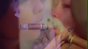 Preview 2 of Veteran Cock - Instagram woman smoke cigar