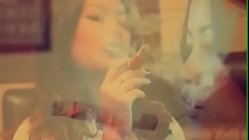Preview 4 of Veteran Cock - Instagram woman smoke cigar