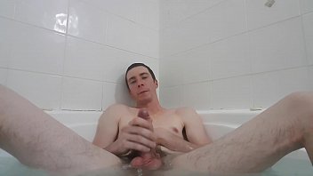 Preview 2 of Katia De Lys Anal Public - Spa Bath Jerk Off
