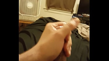 Preview 2 of Hitesh Girl Sex - Masturbating my 7.5 Inch Cock With Lotion- Massive Cumshot!!!