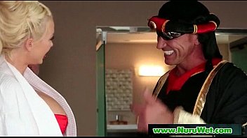 Preview 1 of Khalifa Mia Young Time Fuck Tite - Nuru Massage With Nuru Gel And Wet Blowjob Video 05