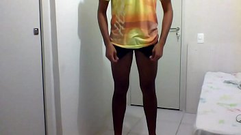 Preview 1 of Girl Whit Dog Sex - Novinho Batendo Punheta