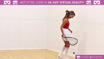 Preview 1 of Akili Piyasi - VRBangers.com DILLION and PRISTINE SCISSORING after NAKED Racquetbal